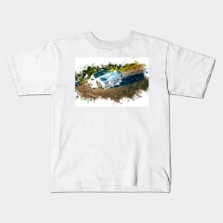 Cayman Porsche - Watercolour Kids T-Shirt